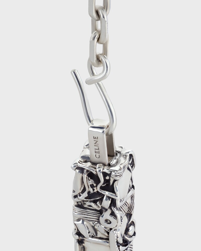 Celine César Project Compression Necklace in Sterling Silver - Silver - FINE JEWELLERY - 1 | CELINE