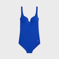 balconette swimsuit IN matte jersey - ELECTRIC BLUE -  - 1 | CELINE