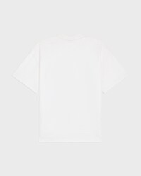 loose T-SHIRT IN cotton jersey - OFF WHITE / ROUGE CERISE -  - 2 | CELINE