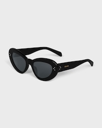 Butterfly S320 sunglasses in Acetate - BLACK -  - 2 | CELINE