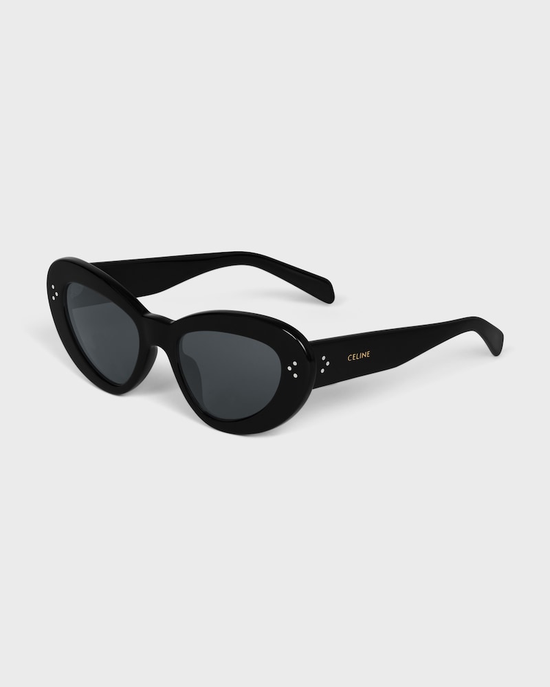 Butterfly S320 sunglasses in Acetate - BLACK -  - 1 | CELINE