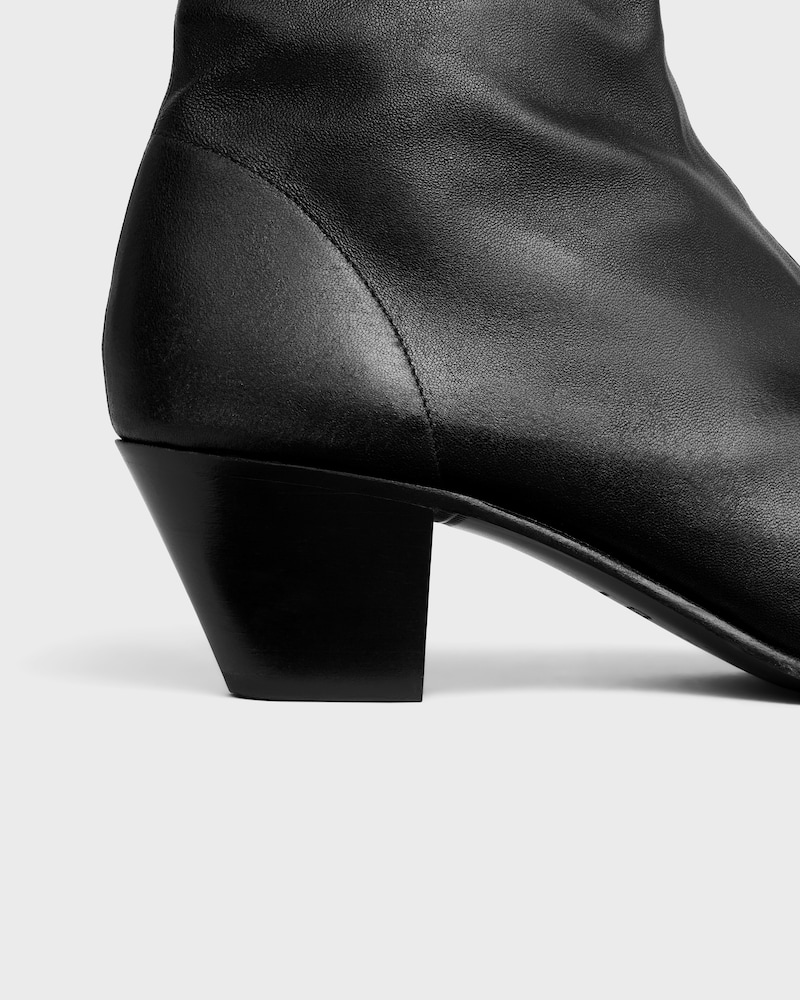HECTOR ZIPPED BOOT IN Stretch Lambskin - BLACK -  - 1 | CELINE