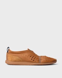 SOFT SNEAKER IN STRETCH LAMBSKIN, SUEDE CALFSKIN AND LAMBSKIN - SAHARA -  - 1 | CELINE