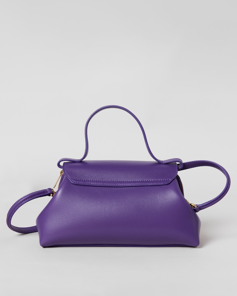 FLAIR BAG PICCOLA IN PELLE DI VITELLO LUCIDA - VIOLA - PER LA SERA - 1 | CELINE