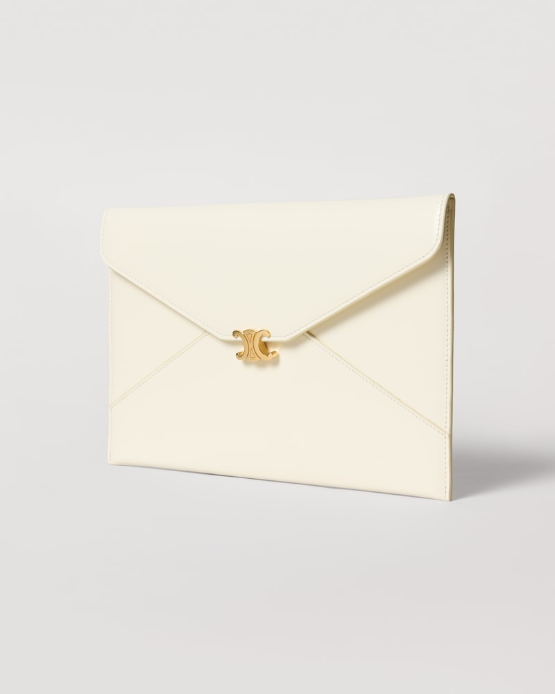 ENVELOPE IN SHINY CALFSKIN - CREAMY WHITE - ALL BAGS - 1 | CELINE