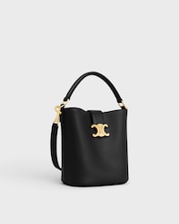 SMALL BUCKET LOUISE IN SMOOTH CALFSKIN - BLACK - LOUISE - 2 | CELINE