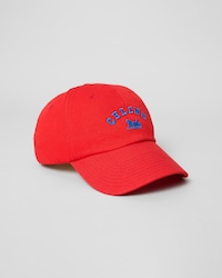 celine richelieu cap IN light cotton twill - BRIGHT RED -  - 1 | CELINE