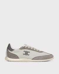 RACER SNEAKER IN NYLON, SUEDE CALFSKIN AND CALFSKIN - GREY -  - 1 | CELINE