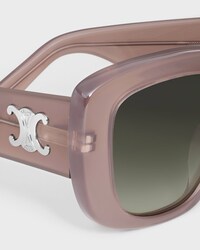 Triomphe 04 Sunglasses in Acetate - MILKY HAZELNUT -  - 2 | CELINE