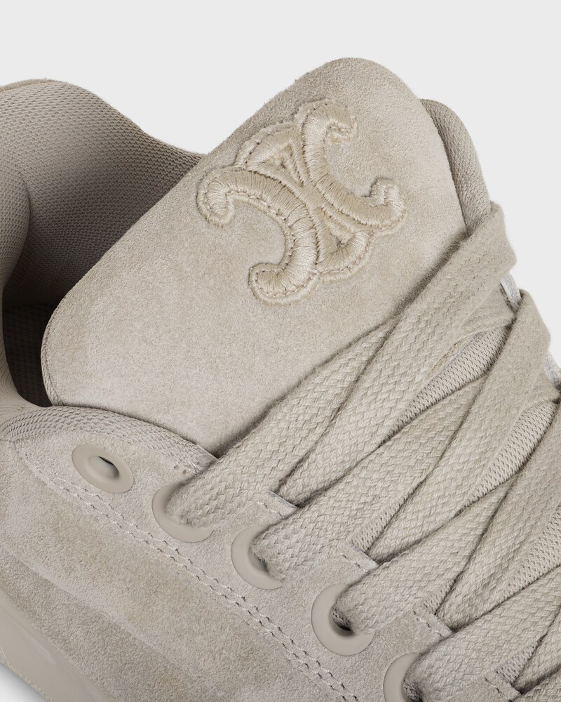 CELINE HUNTINGTON - SNEAKER BASSE EN CUIR DE VEAU VELOURS ET MESH - GREGE -  - 1 | CELINE
