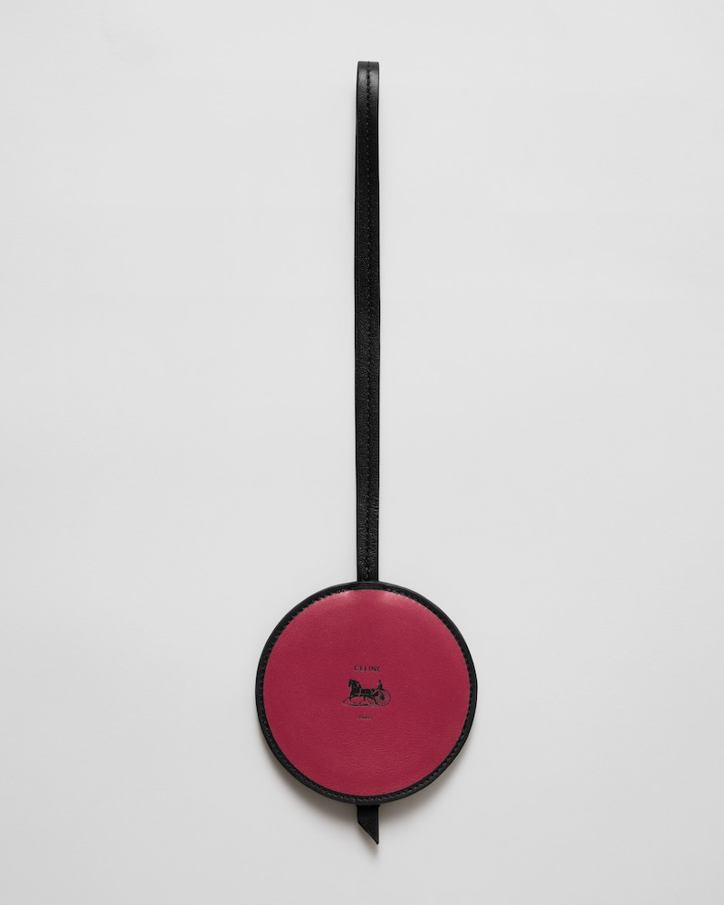 ACCESSOIRE DE SAC MIROIR AGNEAU LISSE - BURNT RED - ACCESSOIRES - 1 | CELINE