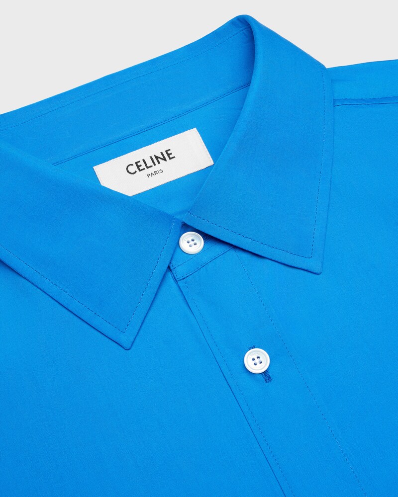 jed shirt IN COTTON POPLIN - LAGOON -  - 1 | CELINE