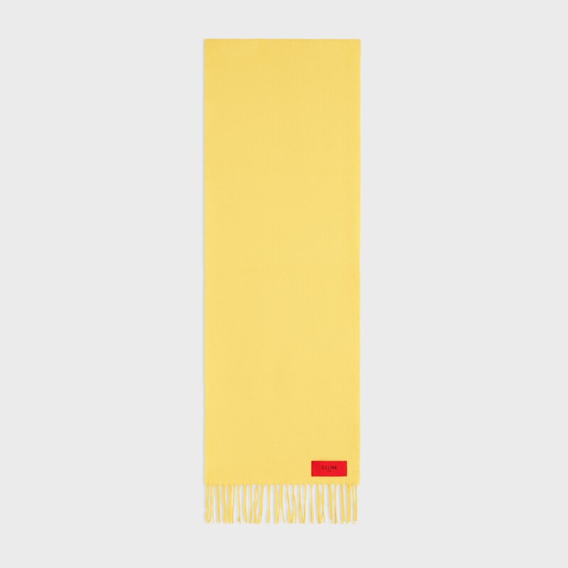 scarf IN cashmere - YELLOW -  - 1 | CELINE