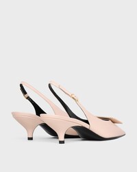 ZAPATO DE SALÓN SIGNATURE DE PIEL DE CORDERO - ROSA EMPOLVADO -  - 2 | CELINE