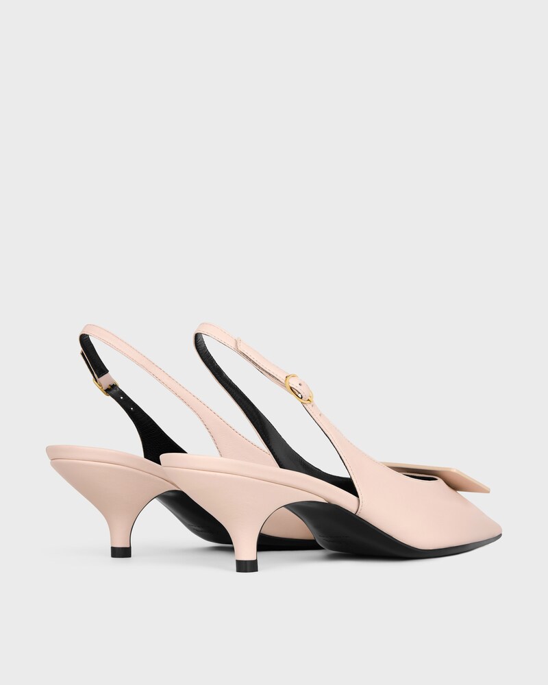 SIGNATURE SLINGBACK AUS LAMMLEDER - PUDERROSA -  - 1 | CELINE