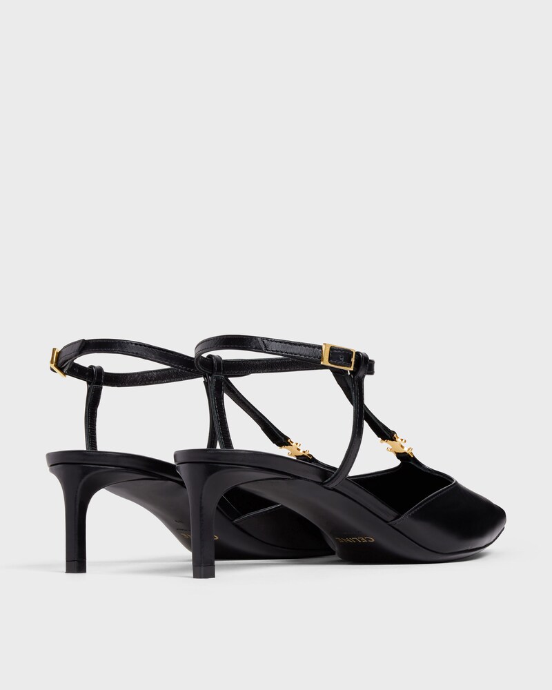 PUMP KITTEN IN CALFSKIN - BLACK -  - 1 | CELINE