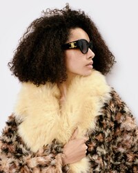 Triomphe XL 03 sunglasses in Acetate - BLACK -  - 2 | CELINE
