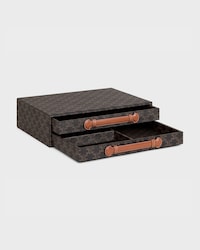 ステーショナリー ケース / トリオンフキャンバス＆カーフスキン - タン - 特別なギフト - 2 | CELINE