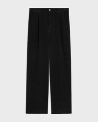 PANTALONES CHINOS DE PANA - LAVADO A LA PIEDRA NEGRO CLARO -  - 1 | CELINE