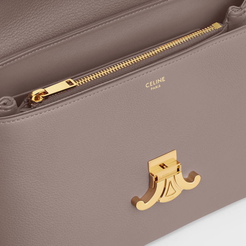 MEDIUM NINO BAG IN SUPPLE GRAINED CALFSKIN - PEBBLE - NINO - 1 | CELINE