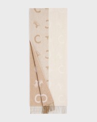 scarf IN wool and cashmere - BEIGE / CREAM -  - 2 | CELINE