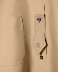 overshirt IN cotton and silk twill - CORDE -  - 2 | CELINE