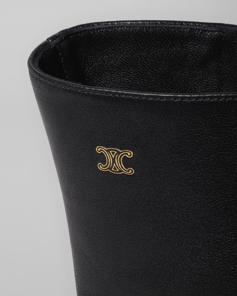 STAGE FITTED BOOT IN LAMBSKIN - BLACK -  - 1 | CELINE