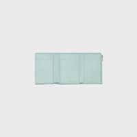 FINE STRAP WALLET NINO IN GRAINED SUPPLE CALFSKIN - POWDER BLUE - NEW - 2 | CELINE