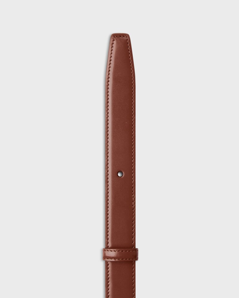 Reversible Strap 25MM IN TAURILLON LEATHER AND CROCODILE EMBOSSED CALFSKIN -  -  - 1 | CELINE