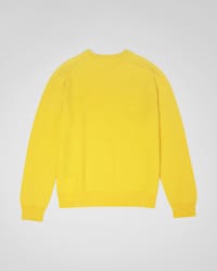 crewneck sweater IN wool cashmere - BRIGHT YELLOW -  - 2 | CELINE