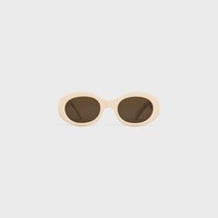 Triomphe 01 Sunglasses in Acetate - IVORY / IVORY -  - 1 | CELINE