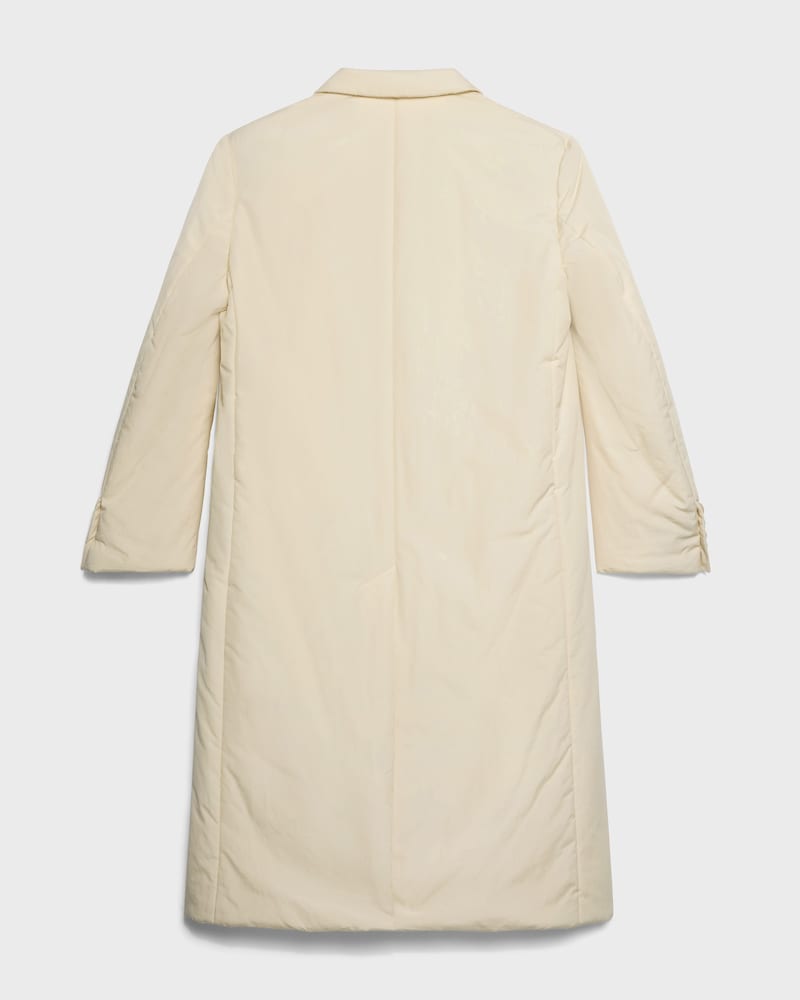PADDED DB COAT - NATURAL -  - 1 | CELINE