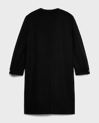 coat IN DOUBLE-FACE CASHMERE - BLACK -  - 2 | CELINE