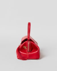 SMALL FLAIR BAG IN SHINY CALFSKIN - ULTRA RED - EVENING - 2 | CELINE