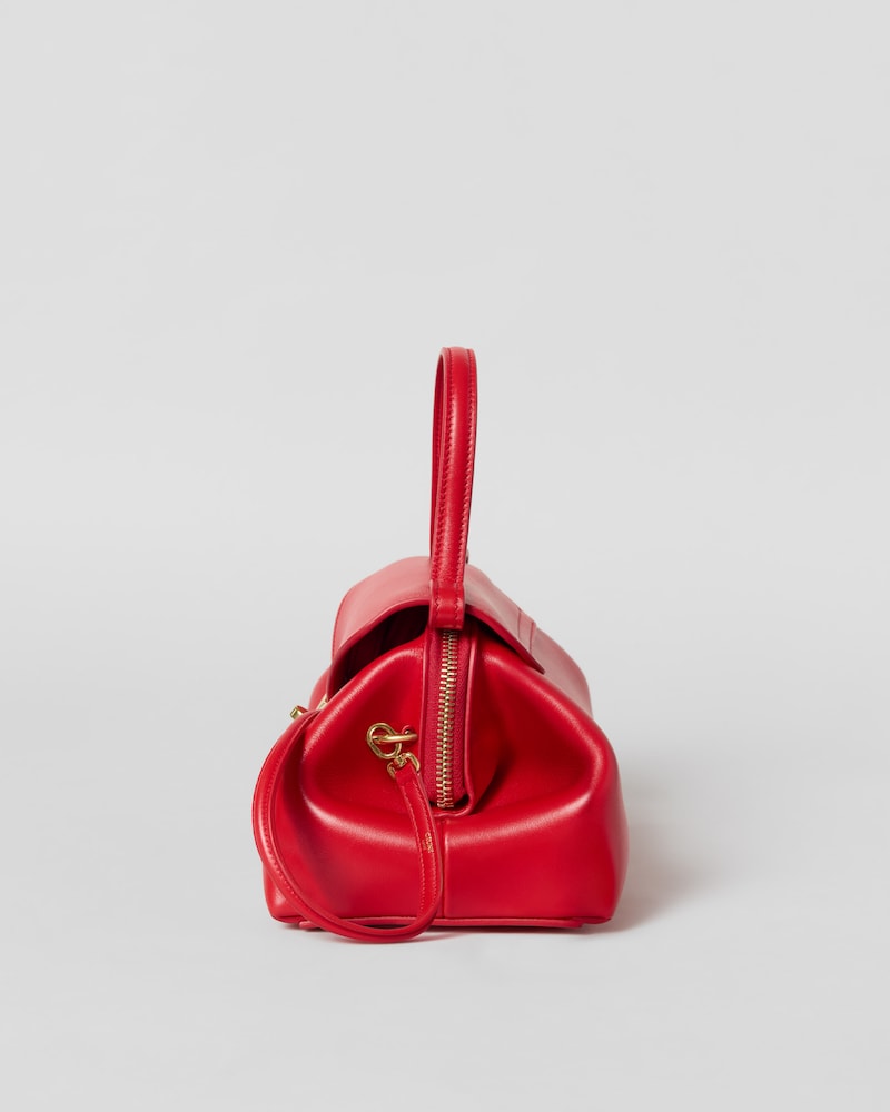 FLAIR BAG PICCOLA IN PELLE DI VITELLO LUCIDA - Rosso intenso - PER LA SERA - 1 | CELINE