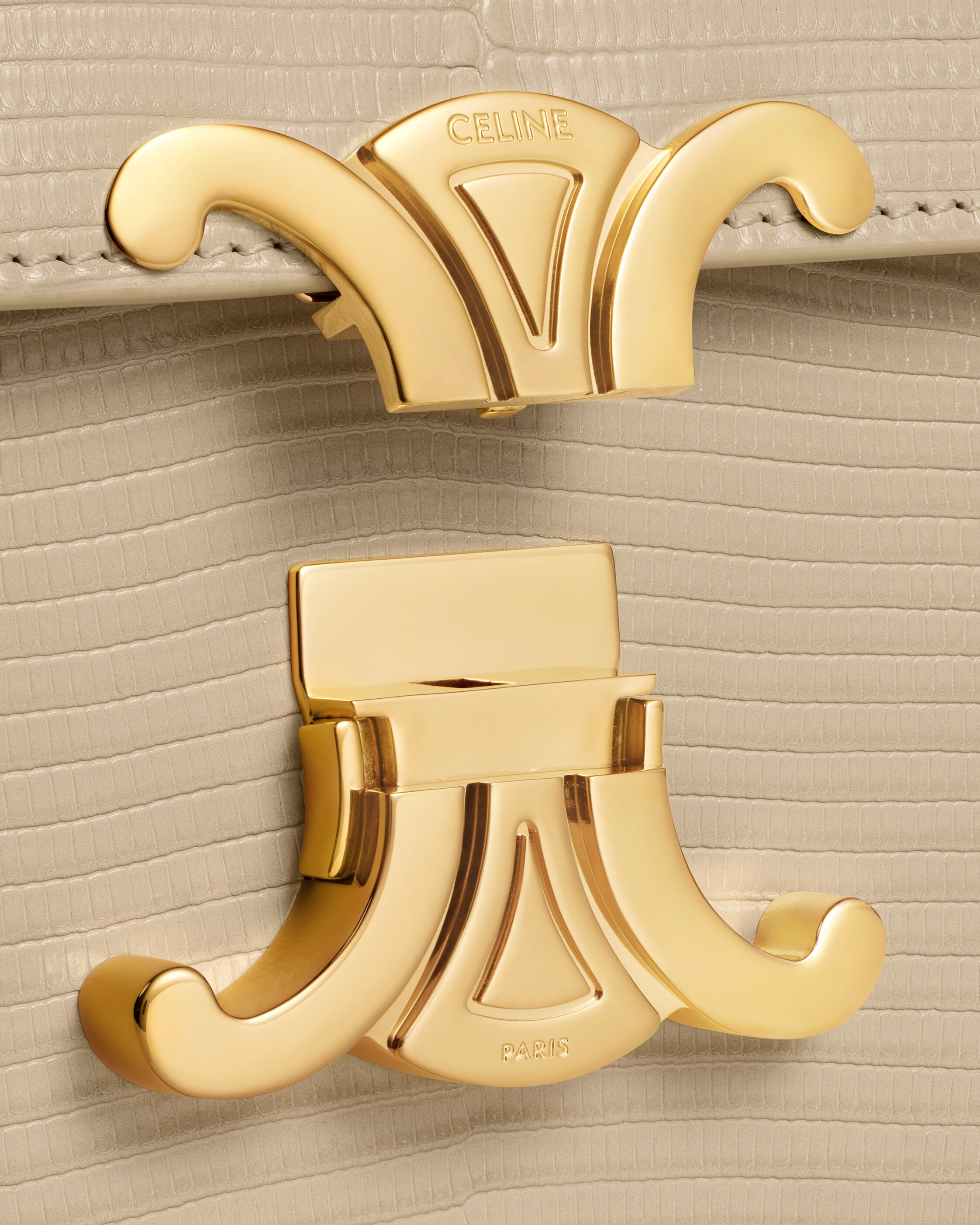 TEEN GARANCE bag IN lizard - DEEP IVORY | CELINE