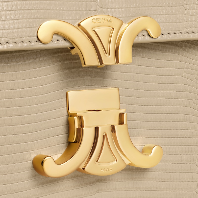 TEEN GARANCE bag IN lizard - DEEP IVORY - TRIOMPHE - 1 | CELINE