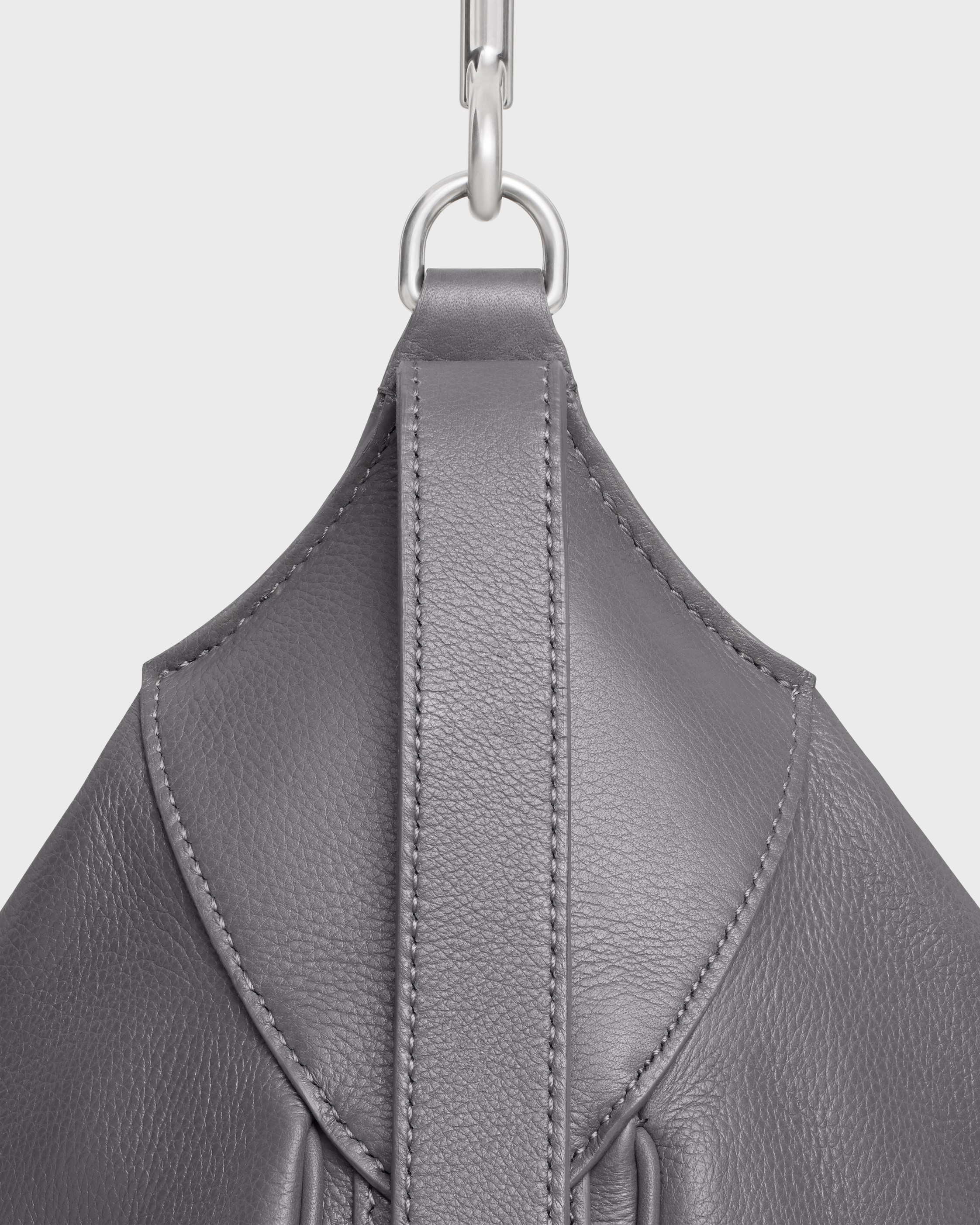 Large Romy IN SUPPLE GRAINED CALFSKIN - GREY | CELINE