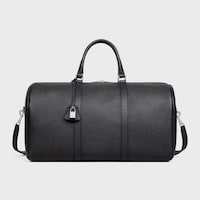 BOLSA DE VIAJE GRANDE DE PIEL DE BECERRO CON TEXTURA GRANULADA - NEGRO - BOLSOS DE VIAJE - 1 | CELINE