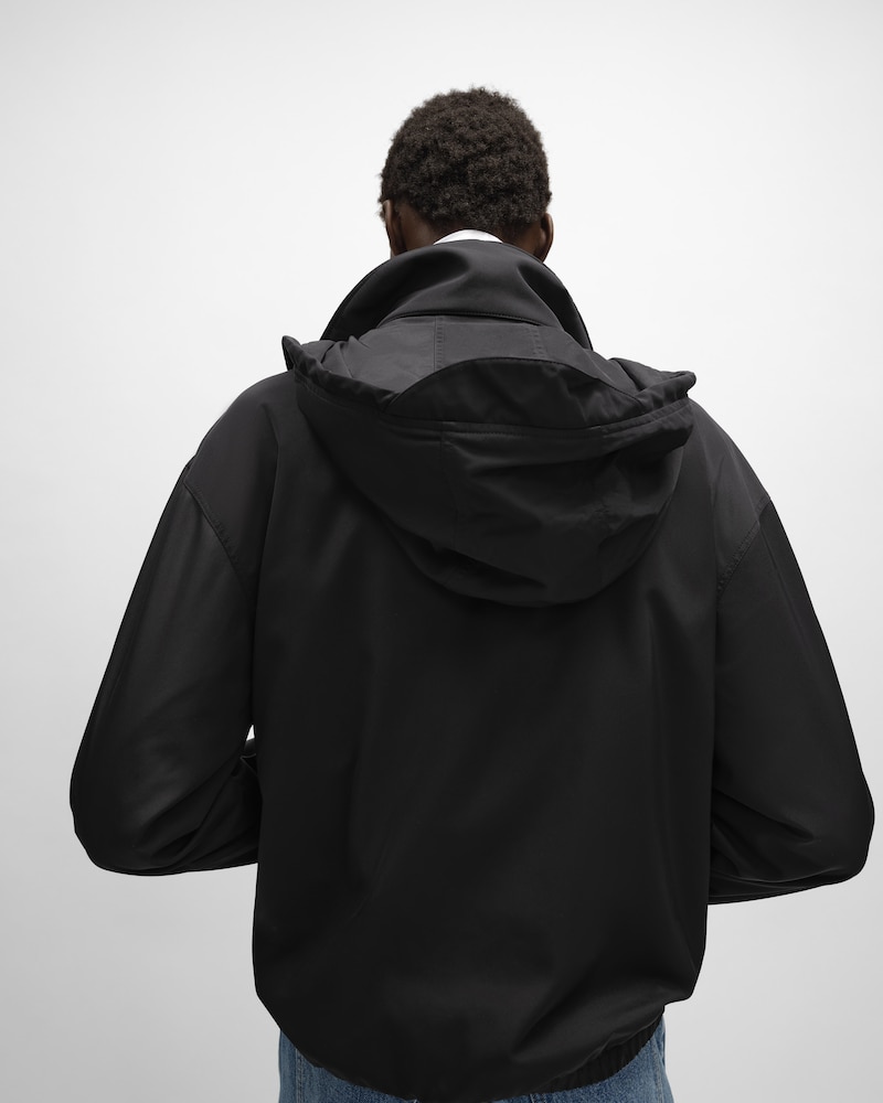 WINDBREAKER IN nylon twill - BLACK -  - 1 | CELINE