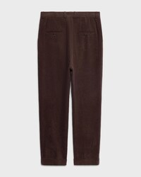 pleated trousers IN corduroy - BROWN -  - 2 | CELINE