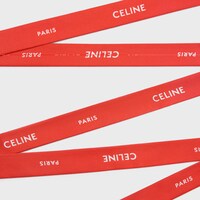 lavalliere IN CELINE PARIS SILK TWILL - RED/WHITE -  - 2 | CELINE