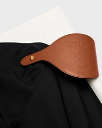 draped skirt IN viscose - BLACK -  - 2 | CELINE