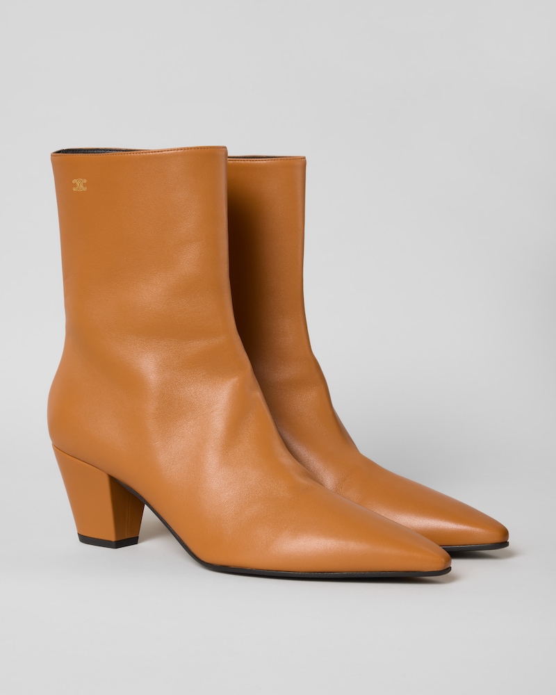 STAGE FITTED BOOT IN LAMBSKIN - SAHARA -  - 1 | CELINE
