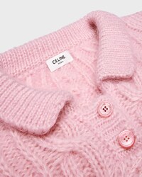 pull laine mohair aran - ROSE BEBE -  - 2 | CELINE