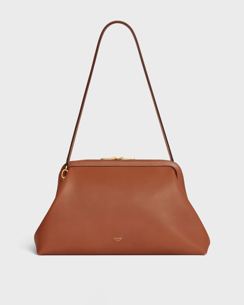 DOCTOR'S POUCH CUIR DE VEAU SOUPLE NATUREL - TAN - Soirée - 1 | CELINE