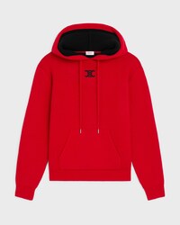 pull à capuche cachemire - RED/BLUE/BLACK -  - 1 | CELINE