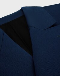 colonne blazer IN DIAGONAL WOOL - INK -  - 2 | CELINE
