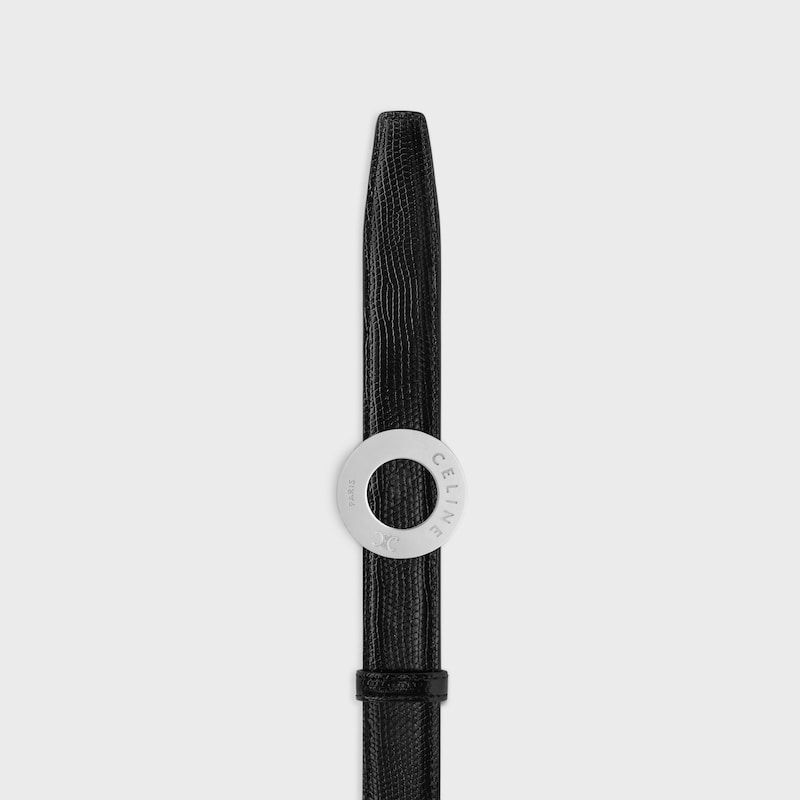 Reversible Strap 25MM IN TAURILLON AND LIZARD EMBOSSED CALFSKIN -  -  - 1 | CELINE