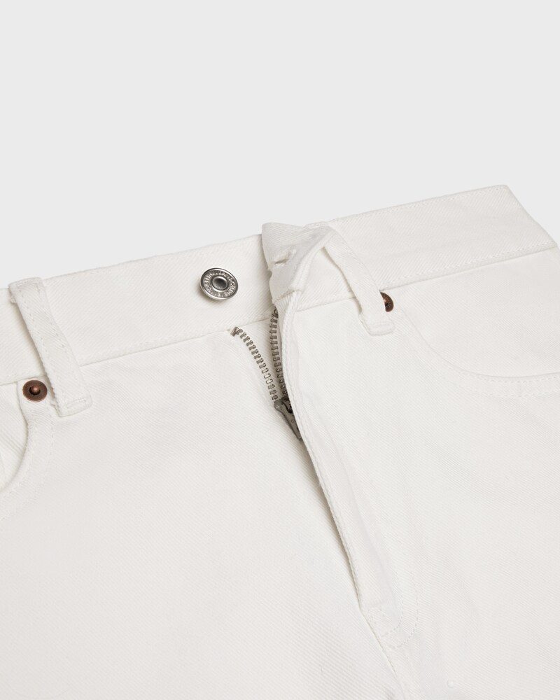 jolene jeans IN heavy cotton twill - WHITE HEAVY STONE WASH -  - 1 | CELINE
